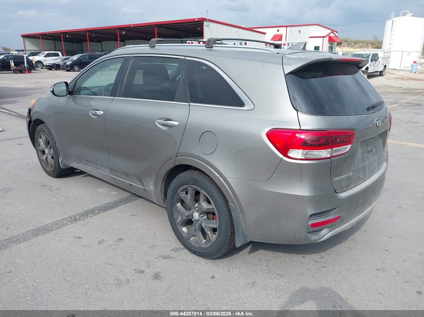 Vin: 5xypk4a57gg115287, lot: 44784150, kia sorento 3.3l sx 20163