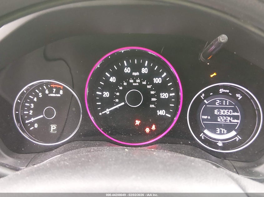 VIN 3CZRU6H31LG703324 2020 HONDA HR-V AWD LX