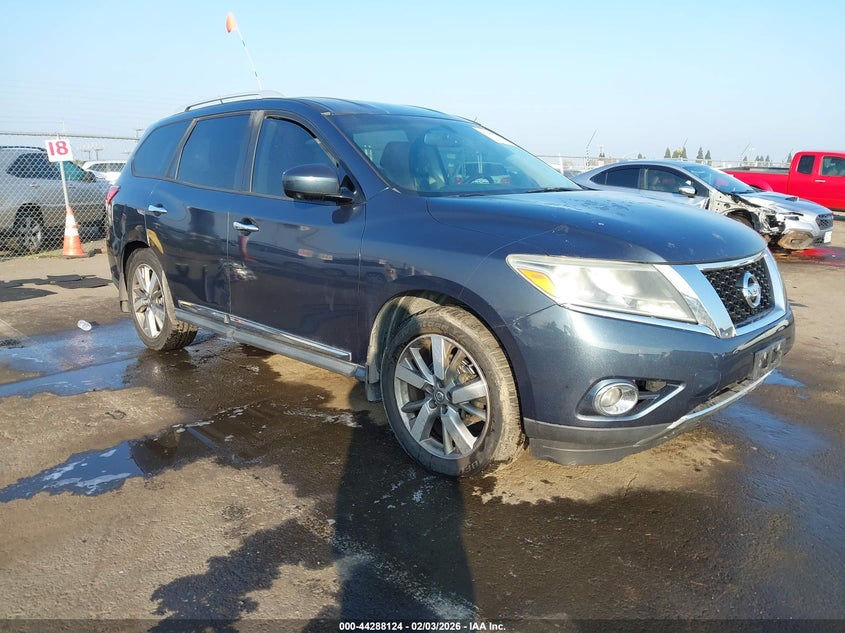 5N1AR2MM8DC624616 2013 Nissan Pathfinder Platinum auction photo 1