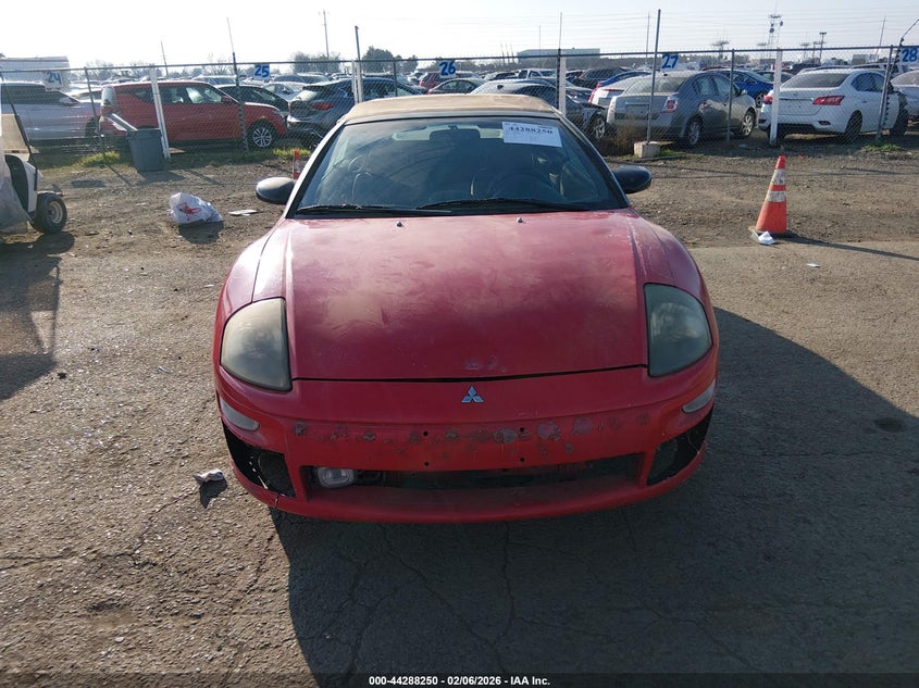 2002 Mitsubishi Eclipse Spyder Gs VIN: 4A3AE45G42E061454 Lot: 44288250