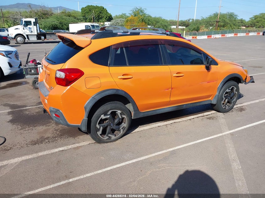 Vin: jf2gpacc8d2892287, lot: 44784652, subaru xv crosstrek 2.0i premium 20134