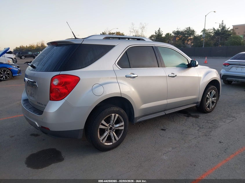 2012 Chevrolet Equinox 2.4 Ltz silver Lot 111044288365 Vin 2GNALFEK0C1273464