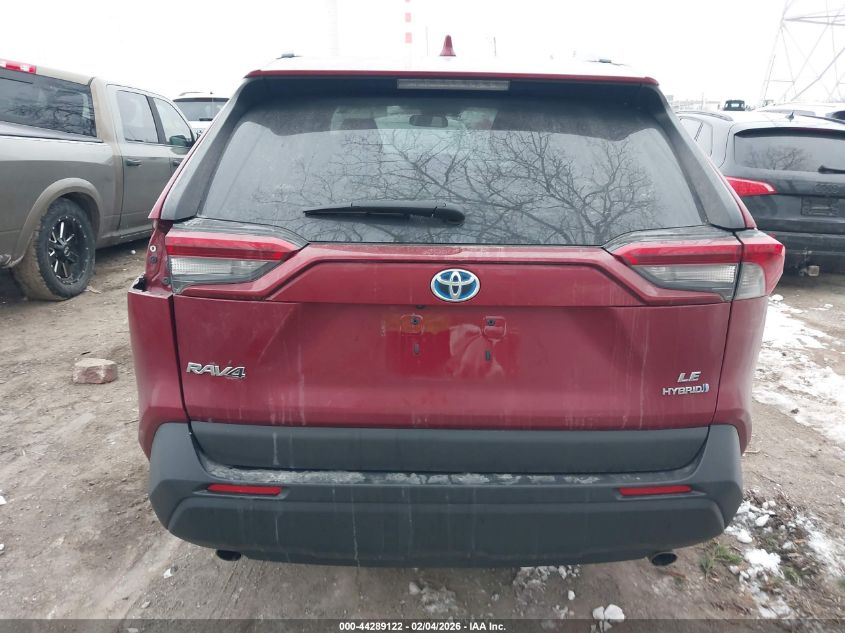 2019 Toyota Rav4 Hybrid Le VIN: 2T3MWRFV3KW016425 Lot: 44289122