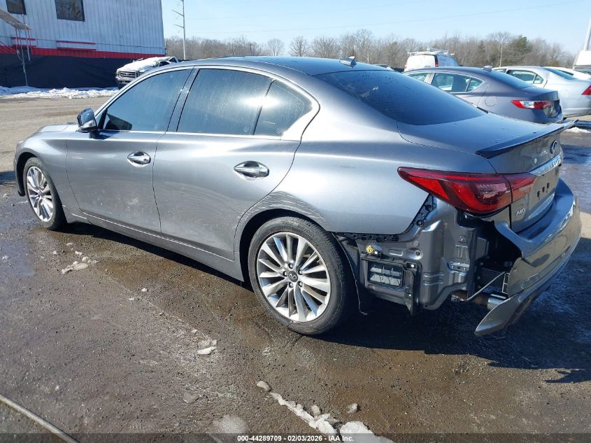 2021 Infiniti Q50 Luxe Awd