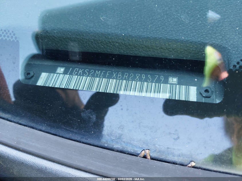 2011 GMC Yukon Xl 1500 Denali VIN: 1GKS2MEFXBR289379 Lot: 44289780