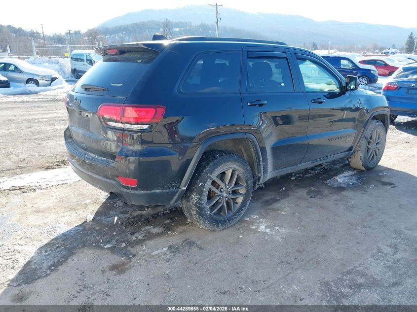 2017 Jeep Grand Cherokee 75Th Anniversary Edition 4X4