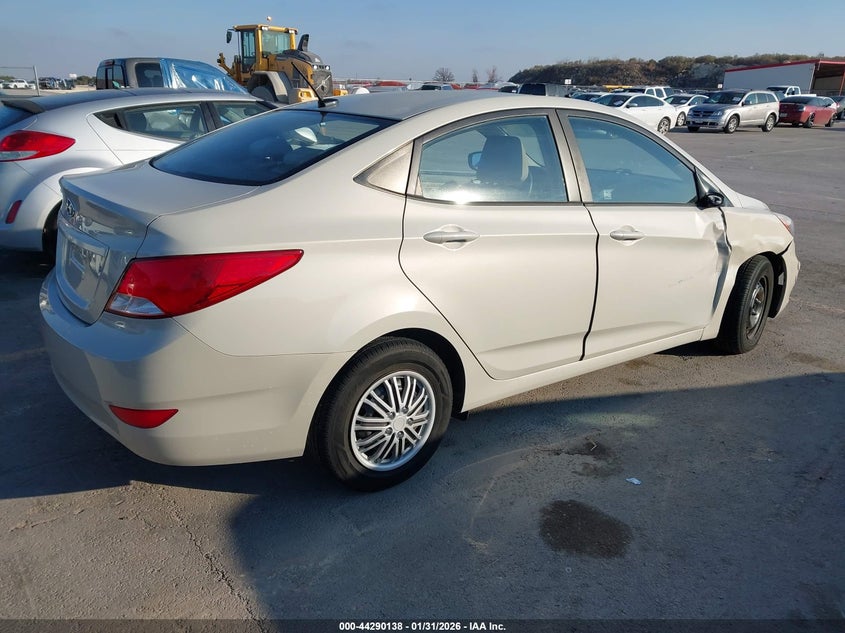 2016 HYUNDAI ACCENT SEDAN 1.6L I-4 DI, DOHC, VVT, 137HP
