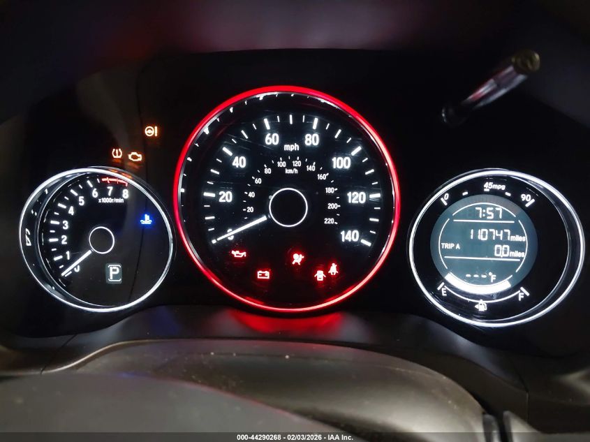 2016 Honda Hr-V Lx VIN: 3CZRU6H31GM749646 Lot: 44290268