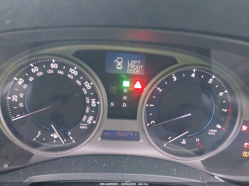 2007 Lexus Is 250 VIN: JTHBK262372056616 Lot: 44290581