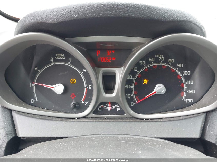 2012 Ford Fiesta Se VIN: 3FADP4EJ2CM157333 Lot: 44290931