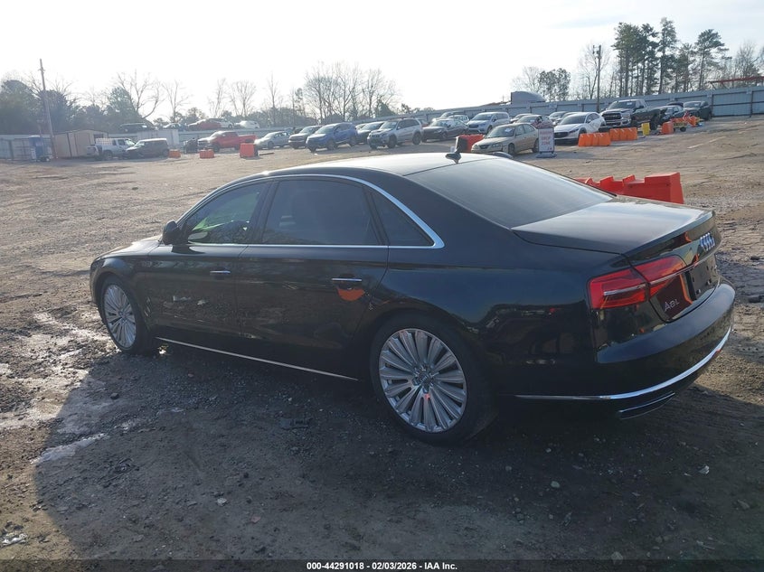 2015 Audi A8 L 3.0T VIN: WAU3GAFDXFN028423 Lot: 44291018