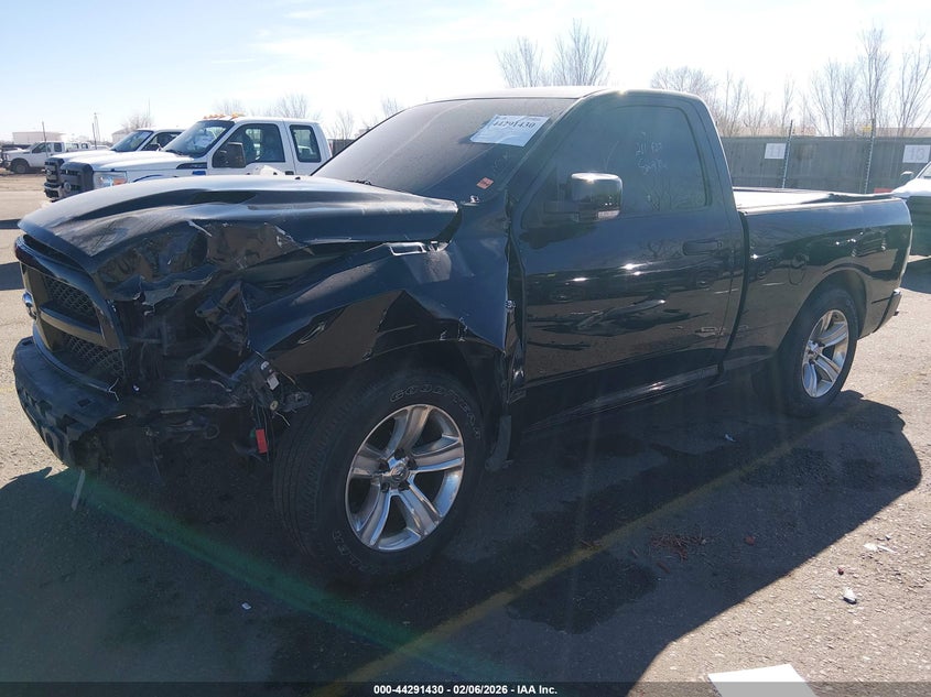 2012 Ram 1500 5.7 Ram St black Lot 111044291430 Vin 3C6JD6AT4CG201427