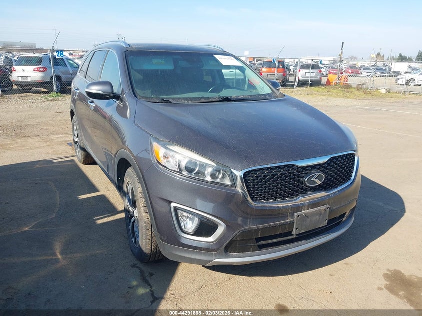 5XYPH4A19GG057954 2016 Kia Sorento 2.0T Ex auction photo 1