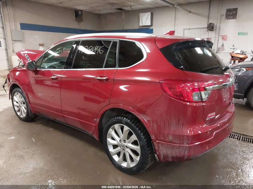Vin: lrbfxesx8gd174896, lot: 44788223, buick envision premium i 20163