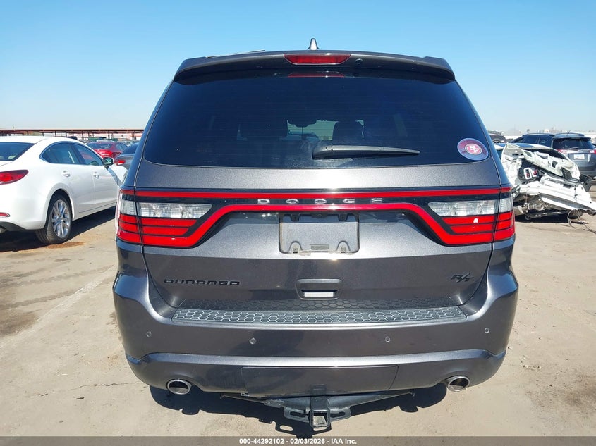 2018 Dodge Durango R/T Rwd VIN: 1C4SDHCT5JC434173 Lot: 44292102
