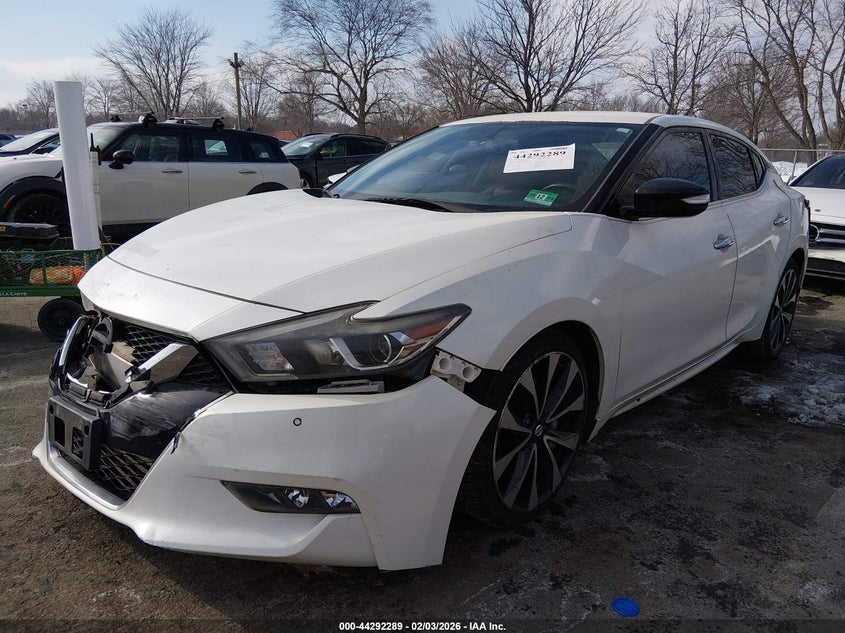 Vin: 1n4aa6apxgc902329, lot: 44788666, nissan maxima 3.5 sr 20162