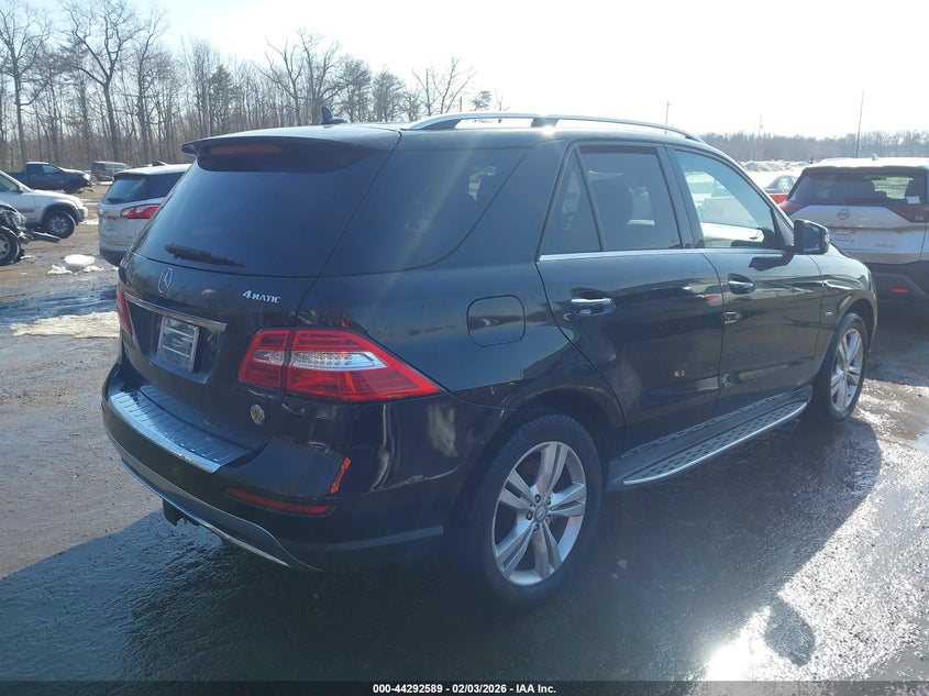 2012 Mercedes-Benz Ml 350 4Matic