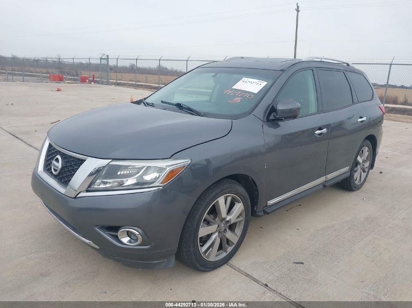 2014 Nissan Pathfinder Platinum VIN: 5N1AR2MM1EC619498 Lot: 44292713