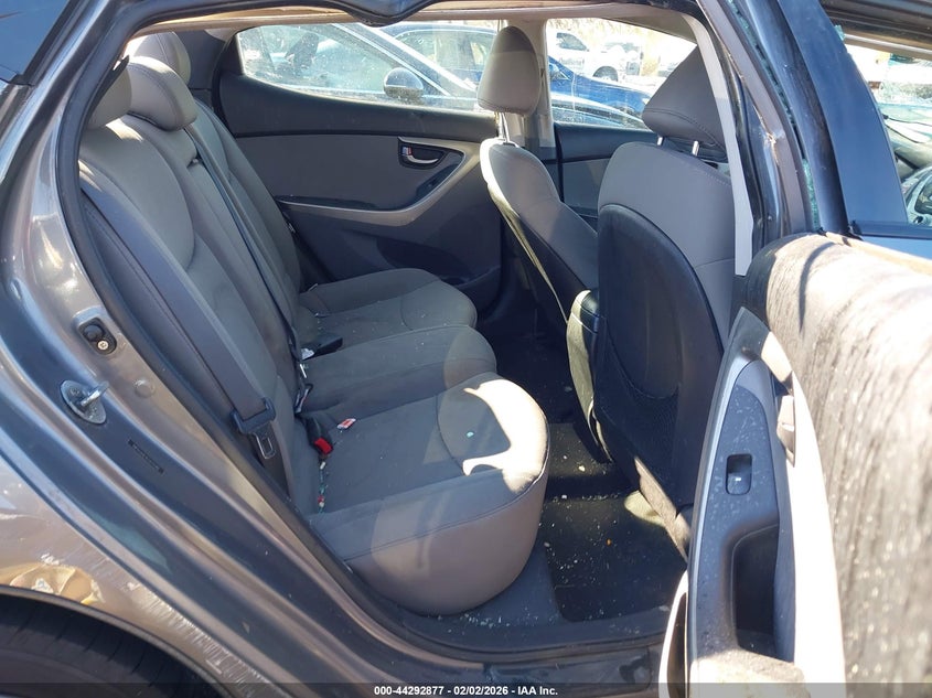 2012 Hyundai Elantra 1.8 Gls grey Lot 111044292877 Vin 5NPDH4AE4CH074380