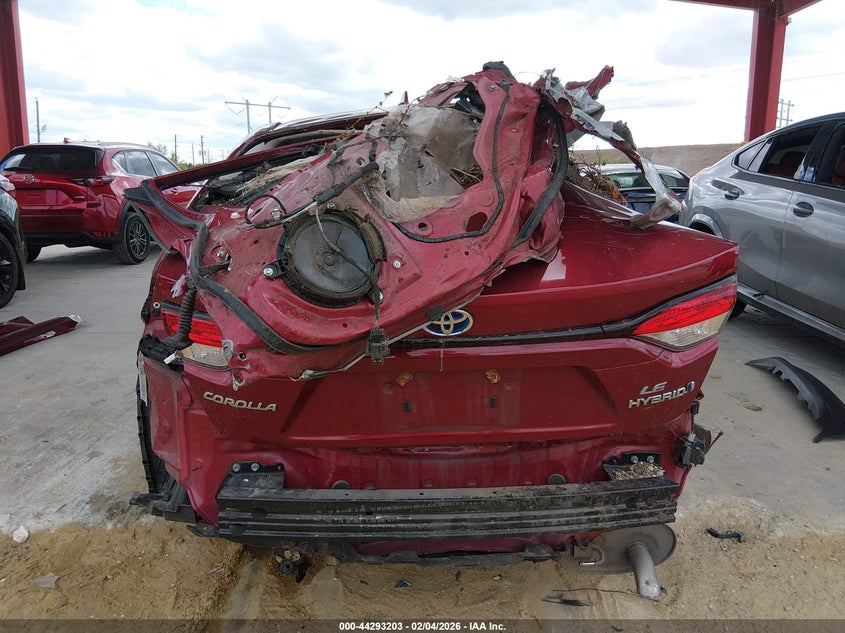 2023 Toyota Corolla Hybrid Le VIN: JTDBCMFE5PJ013311 Lot: 44293203