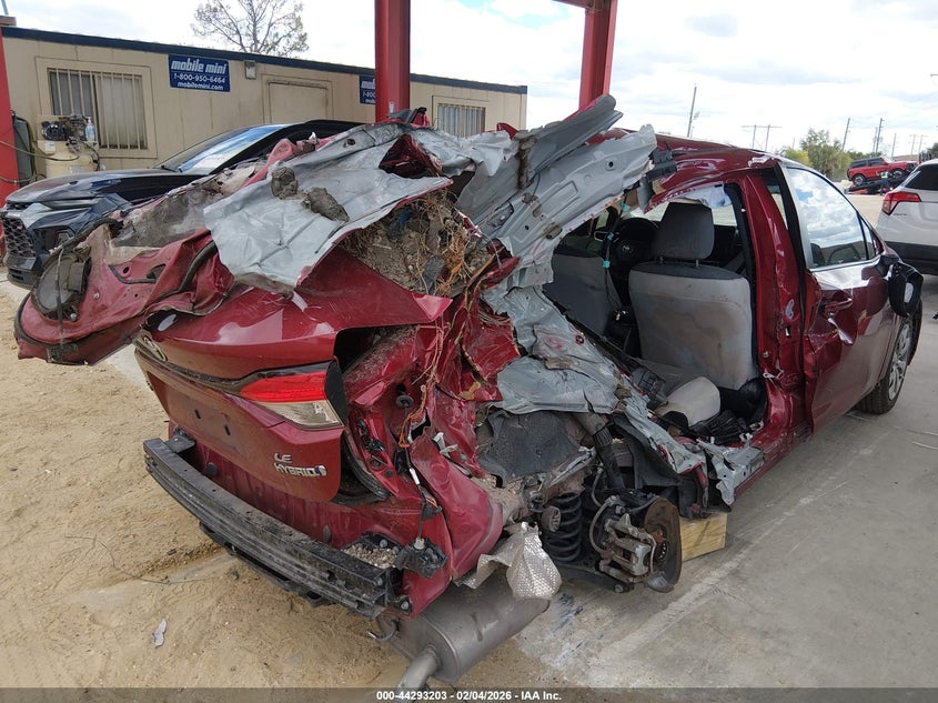 2023 Toyota Corolla Hybrid Le VIN: JTDBCMFE5PJ013311 Lot: 44293203