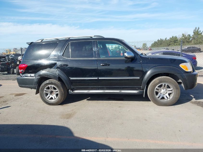 2007 Toyota Sequoia Limited V8 VIN: 5TDZT38A67S296615 Lot: 44293317