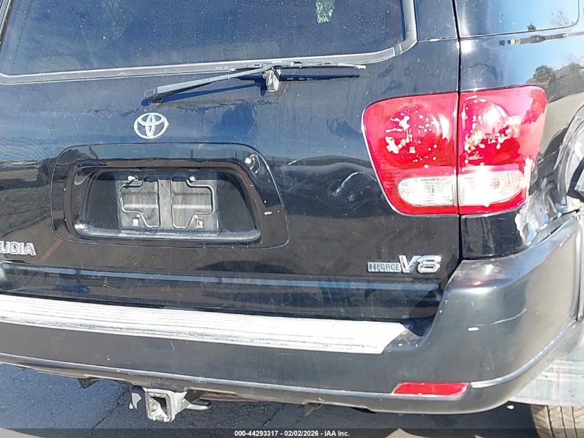 2007 Toyota Sequoia Limited V8 VIN: 5TDZT38A67S296615 Lot: 44293317