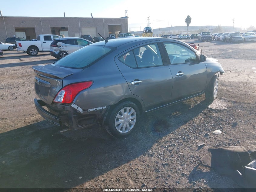 2017 Nissan Versa 1.6 1.6 Sv grey Lot 111044293342 Vin 3N1CN7AP0HL872876