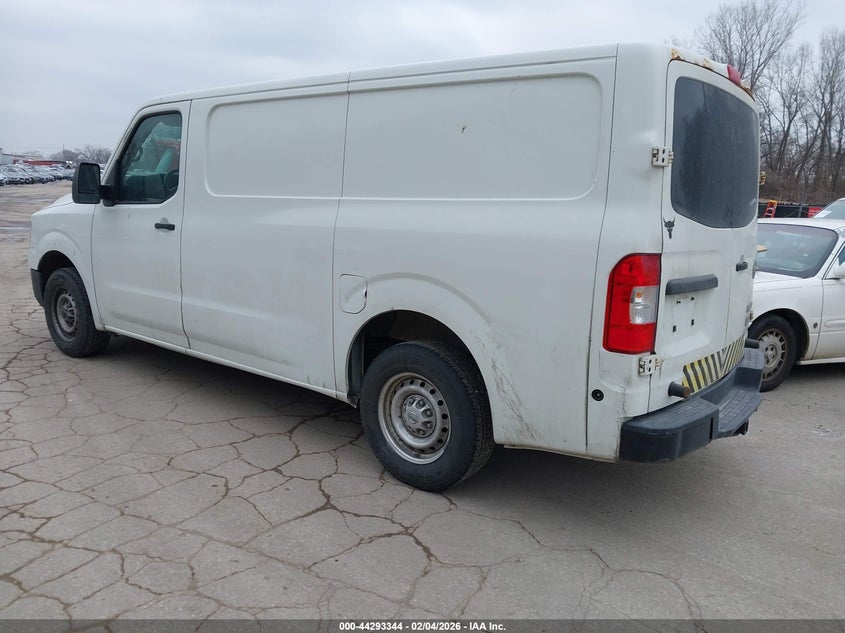 Vin: 1n6bf0ky9gn813583, lot: 44789721, nissan nv cargo nv2500 hd s v6 20163