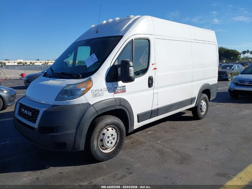 2019 Ram Promaster 2500 High Roof 136 Wb