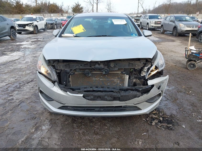 2017 Hyundai Sonata 2.4 Se grey Lot 111044293454 Vin 5NPE24AF4HH444247