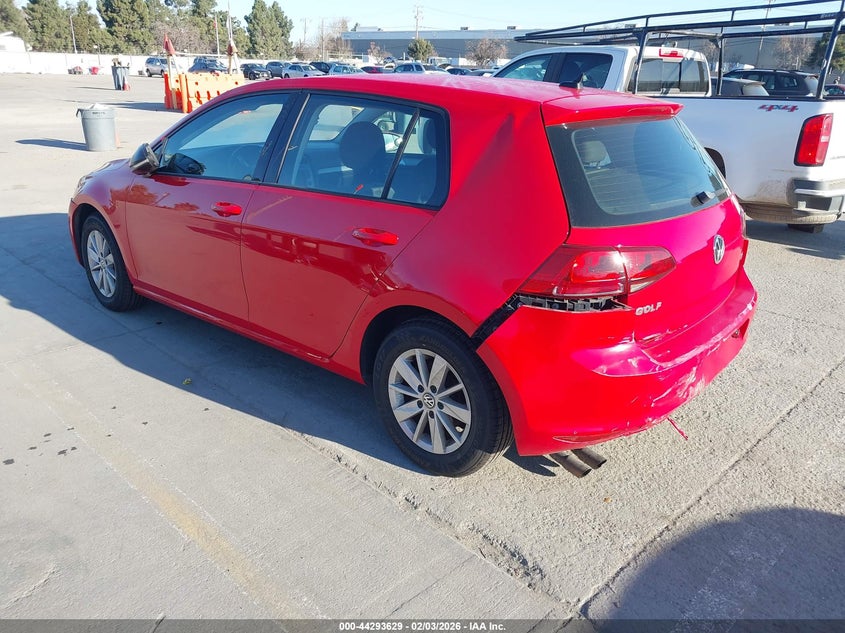2017 Volkswagen Golf Tsi S 4-Door/Tsi Wolfsburg Edition 4-Door