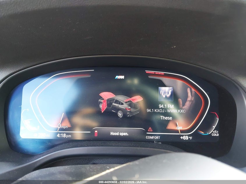 2023 BMW X4 xDrive30I VIN: 5UX33DT05P9R00937 Lot: 44293656