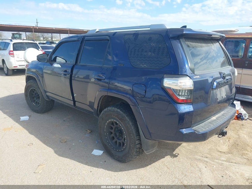 Vin: jtebu5jr9j5516672, lot: 44790512, toyota 4runner sr5 premium 20183