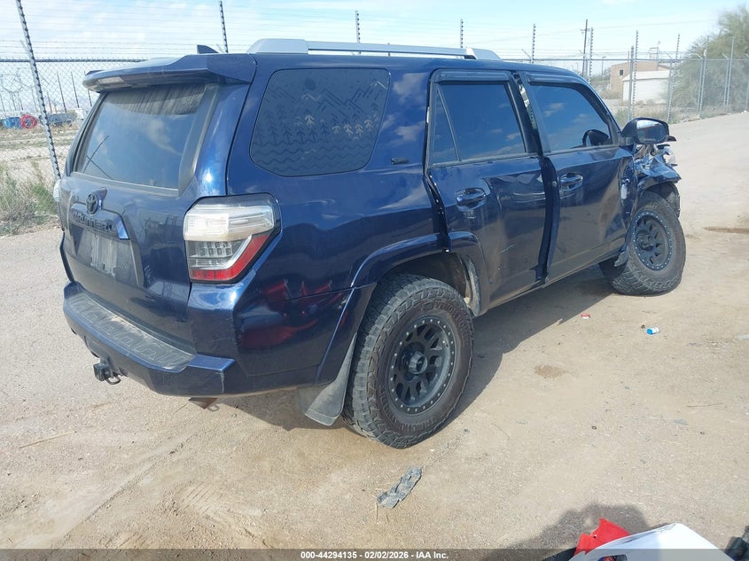 Vin: jtebu5jr9j5516672, lot: 44790512, toyota 4runner sr5 premium 20184