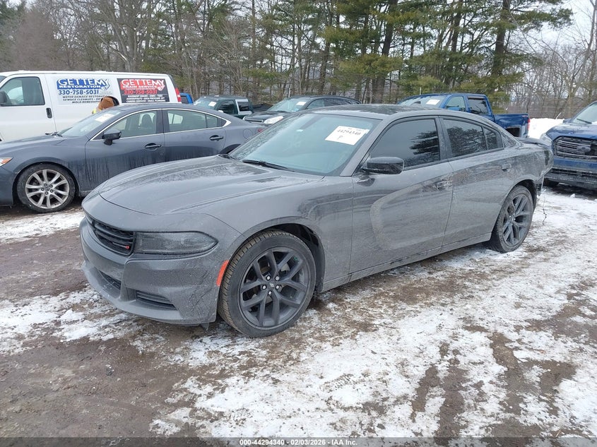 2023 Dodge Charger 3.6 Sxt grey Lot 111044294340 Vin 2C3CDXBG4PH535735