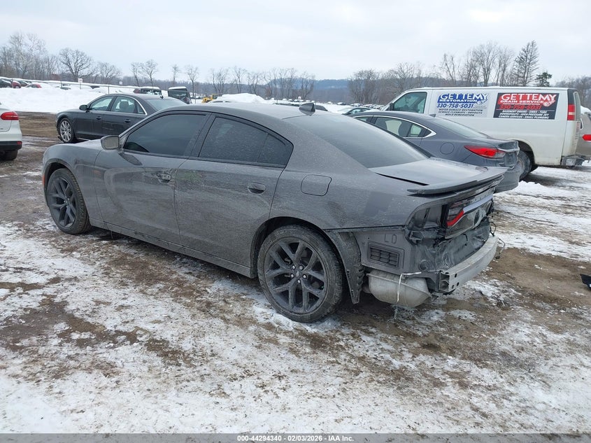 2023 Dodge Charger 3.6 Sxt grey Lot 111044294340 Vin 2C3CDXBG4PH535735