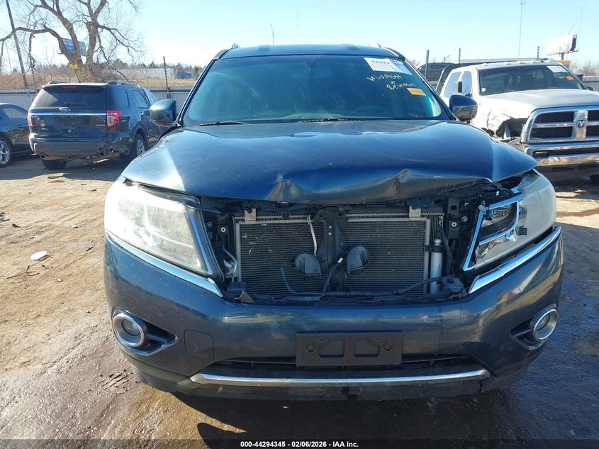 2015 Nissan Pathfinder Sv VIN: 5N1AR2MN4FC683870 Lot: 44294345