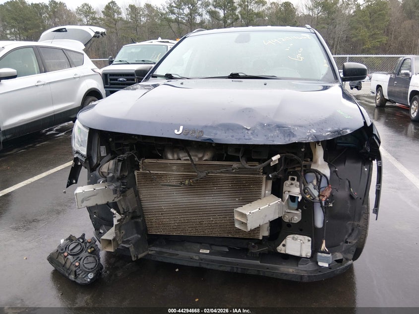 2020 Jeep Compass 2.4 Sport Fwd blue Lot 111044294668 Vin 3C4NJCAB4LT199114
