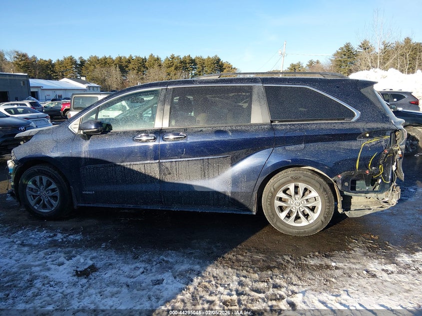 2021 Toyota Sienna Xle VIN: 5TDJSKFC0MS015371 Lot: 44295046