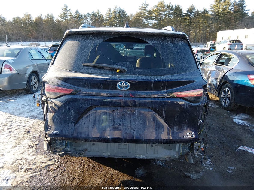 2021 Toyota Sienna Xle VIN: 5TDJSKFC0MS015371 Lot: 44295046