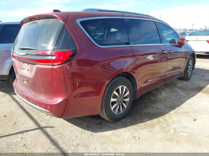 Vin: 2c4rc1bg8mr524586, lot: 44791497, chrysler pacifica touring l 20214