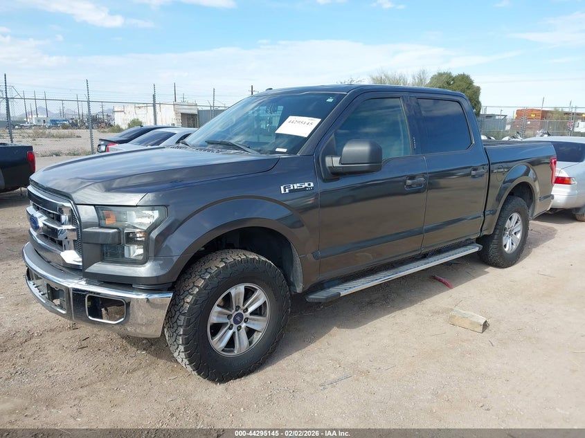 Vin: 1ftew1cg0gfa17889, lot: 44791522, ford f-150 xlt 20162