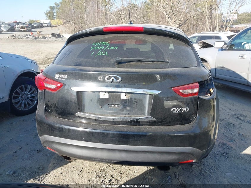 2014 Infiniti Qx70 VIN: JN8CS1MU9EM452141 Lot: 44295161