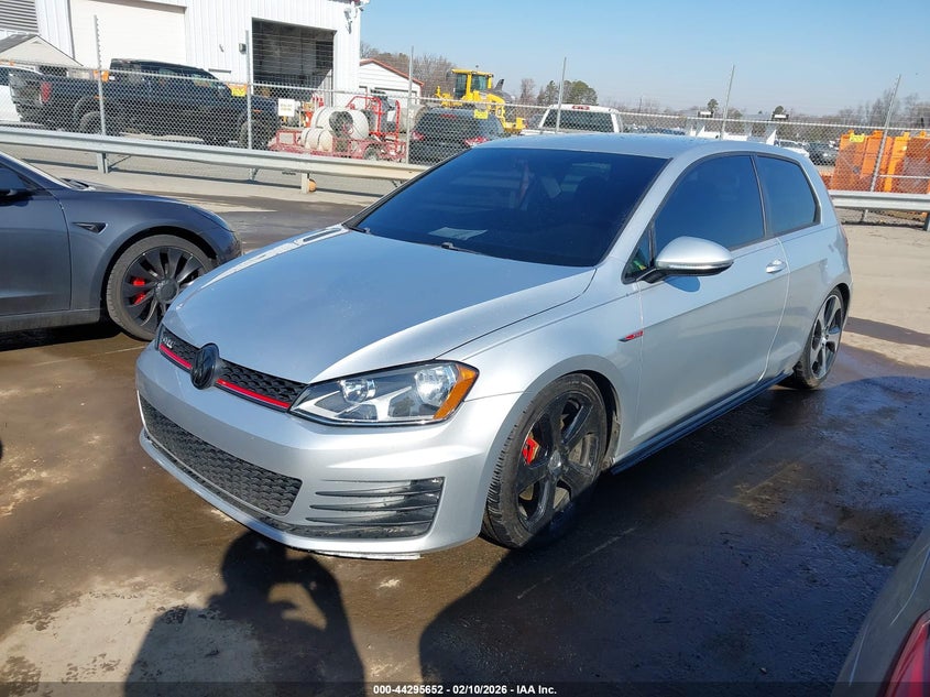 2015 Volkswagen Golf Gti 2.0T S 2-Door