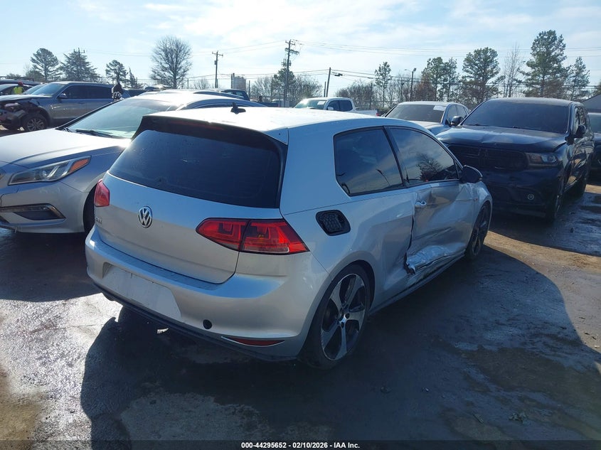 2015 Volkswagen Golf Gti 2.0T S 2-Door