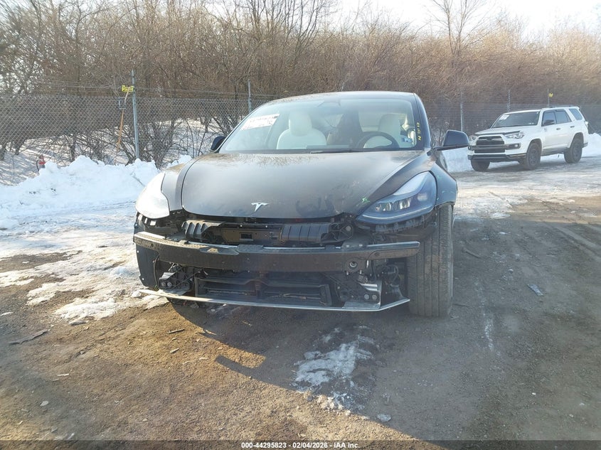 2022 Tesla Model 3 Long Range Dual Motor All-Wheel Drive black Lot 111044295823 Vin 5YJ3E1EB9NF118846