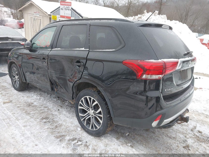 Vin: ja4ad3a33gz037305, lot: 44792233, mitsubishi outlander sel 20163