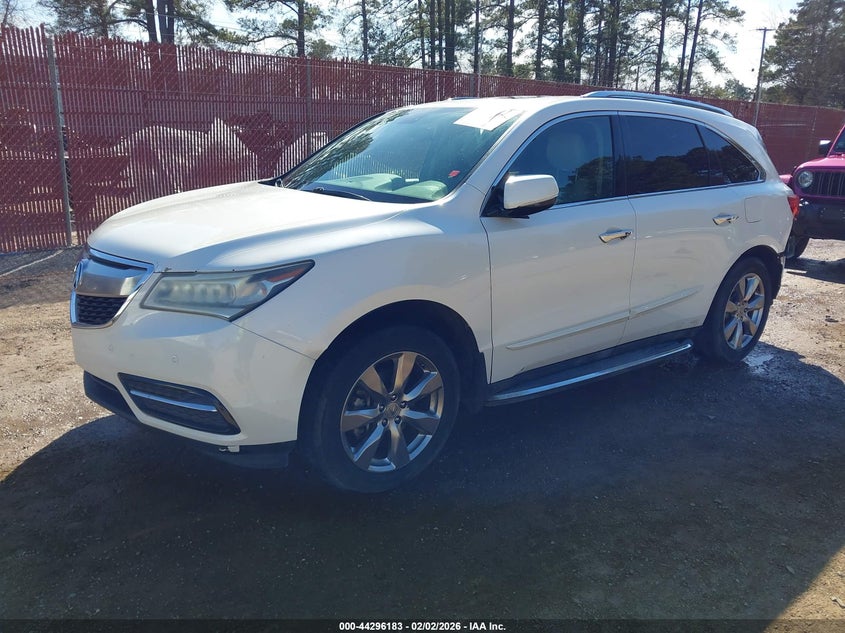 2014 Acura Mdx Advance Pkg W/Entertainment Pkg