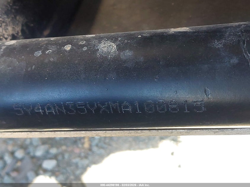 2021 Yamaha Yxz1000 VIN: 5Y4AN35YXMA100815 Lot: 44296198